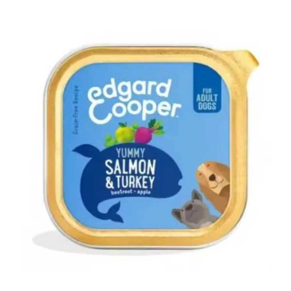 Edgard and Cooper Salmon y Pavo (150g) Comida Humeda Perros Comida húmeda Perros Patitas&co Edgard and Cooper Salmon y Pavo (150g) Comida Humeda Perros Comida húmeda Perros Patitas&co