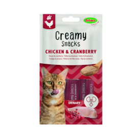 Bubimex Snack Cremoso Pollo y Arandanos para Gato Snacks para Gatos Patitas&co