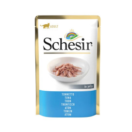 Schesir Sobre de Atun en Gelatina para Gato Comida húmeda para gatos Patitas&co