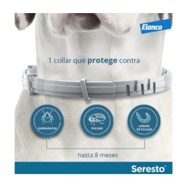 Seresto Collar Antiparasitario para Perro Antiparasitarios y Repelentes para perros Patitas&co Seresto Collar Antiparasitario para Perro Antiparasitarios y Repelentes para perros Patitas&co