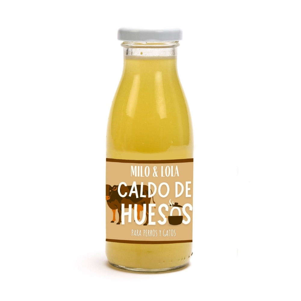 Milo y Lola Caldo de Huesos de Ternera Caldos y Toppers para Perros Patitas&co Milo y Lola Caldo de Huesos de Ternera Caldos y Toppers para Perros Patitas&co