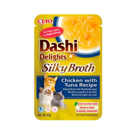 Silky Broth Caldo con Pollo y Atun Caldo para gatos Patitas&co