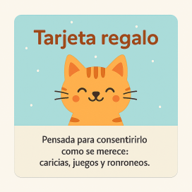 ¡Regala mimos, lametones y ronroneos!