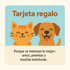 ¡Regala mimos, lametones y ronroneos!