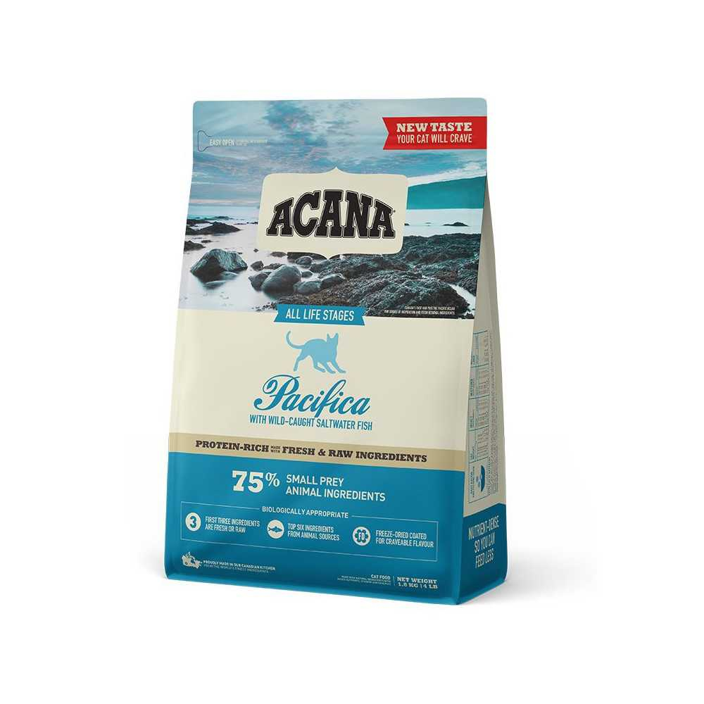 Acana Pacifica Pienso Natural Sabor Pescado Gatos Pienso seco Patitas&co Acana Pacifica Pienso Natural Sabor Pescado Gatos Pienso seco Patitas&co