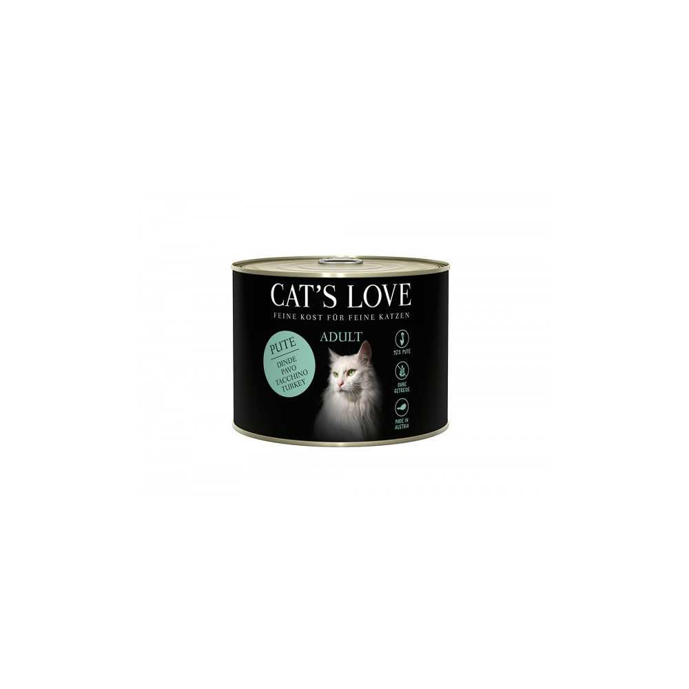 Cats Love Pavo lata comida humeda 200g Comida húmeda para gatos Patitas&co Cats Love Pavo lata comida humeda 200g Comida húmeda para gatos Patitas&co