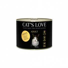 Cats Love Pollo comida humeda natural lata (200g) Comida húmeda para gatos Patitas&co