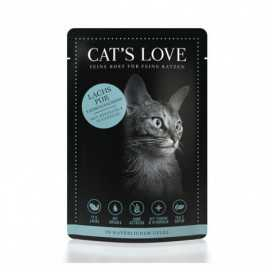 Cats Love Salmon comida humeda natural (85g) Comida húmeda para gatos Patitas&co