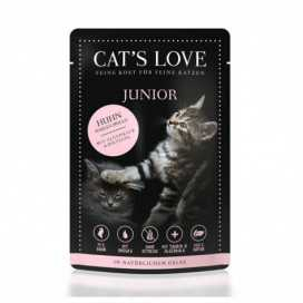 Cats Love Junior Pollo comida humeda natural (85g) Comida húmeda Patitas&co