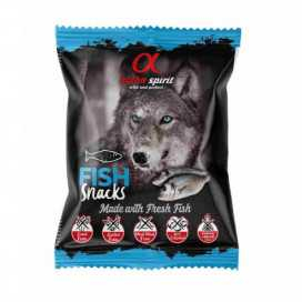 Alpha Spirit Snacks de Pescado para perros 50g Snacks Saludables para Perros Patitas&co