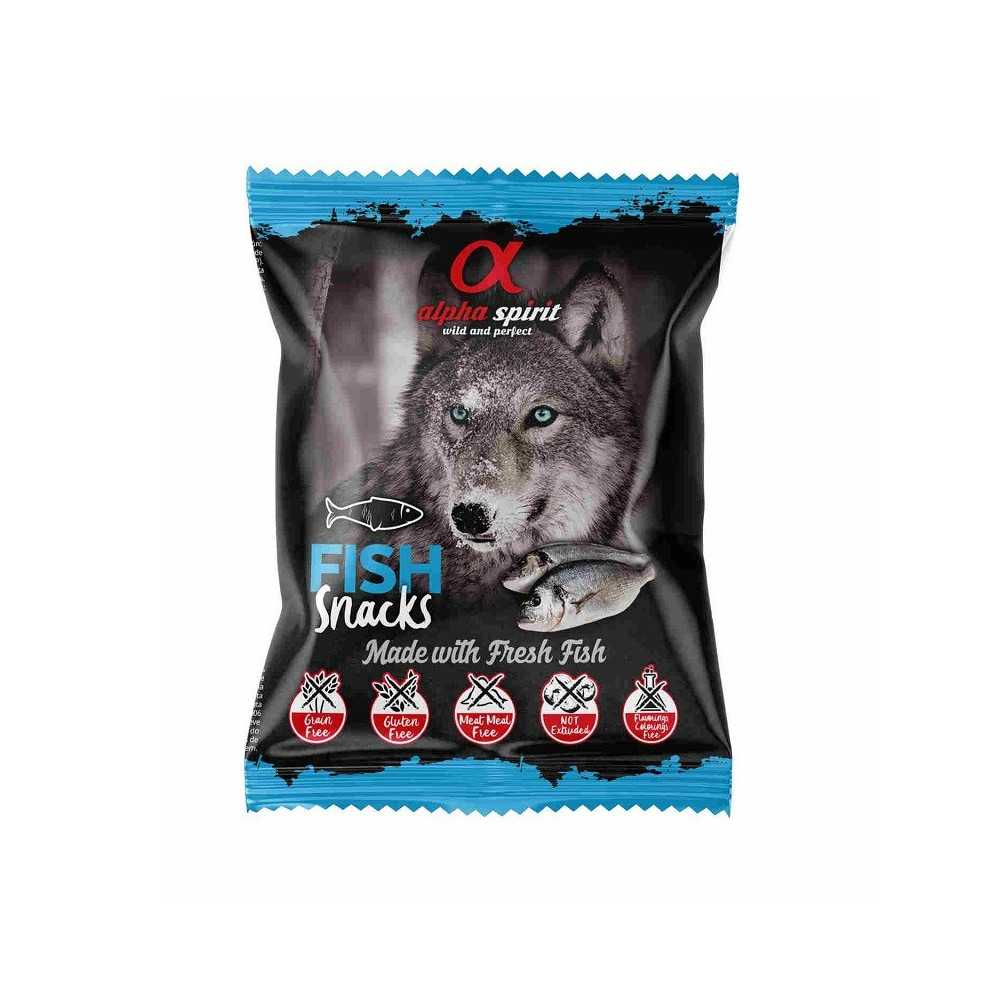 Alpha Spirit Snacks de Pescado para perros 50g Snacks Saludables para Perros Patitas&co Alpha Spirit Snacks de Pescado para perros 50g Snacks Saludables para Perros Patitas&co