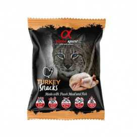 Alpha Spirit Gato Snacks de Pavo 50g Gato Snacks Patitas&co