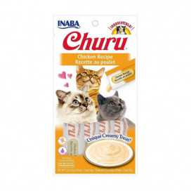 Churu Snack Natural Sabor Pollo (4x14g) Gatos Snacks para Gatos Patitas&co