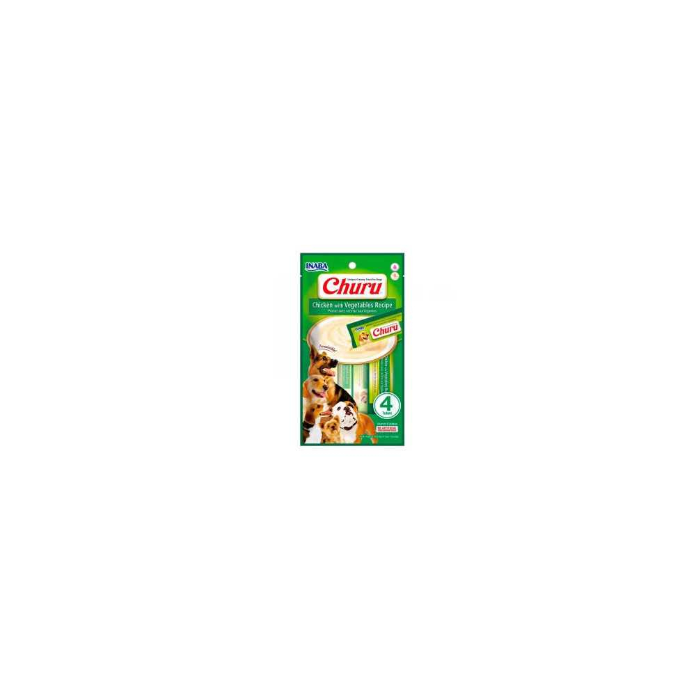 Churu Snack Pollo con Vegetales perros (4x14g) Snacks Saludables para Perros Patitas&co Churu Snack Pollo con Vegetales perros (4x14g) Snacks Saludables para Perros Patitas&co