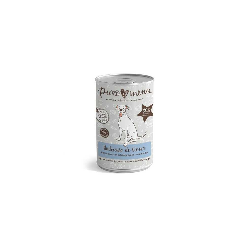 Comida humeda PuroMenu Ciervo (Ambrosia de Ciervo) Perros Comida húmeda Perros Patitas&co Comida humeda PuroMenu Ciervo (Ambrosia de Ciervo) Perros Comida húmeda Perros Patitas&co