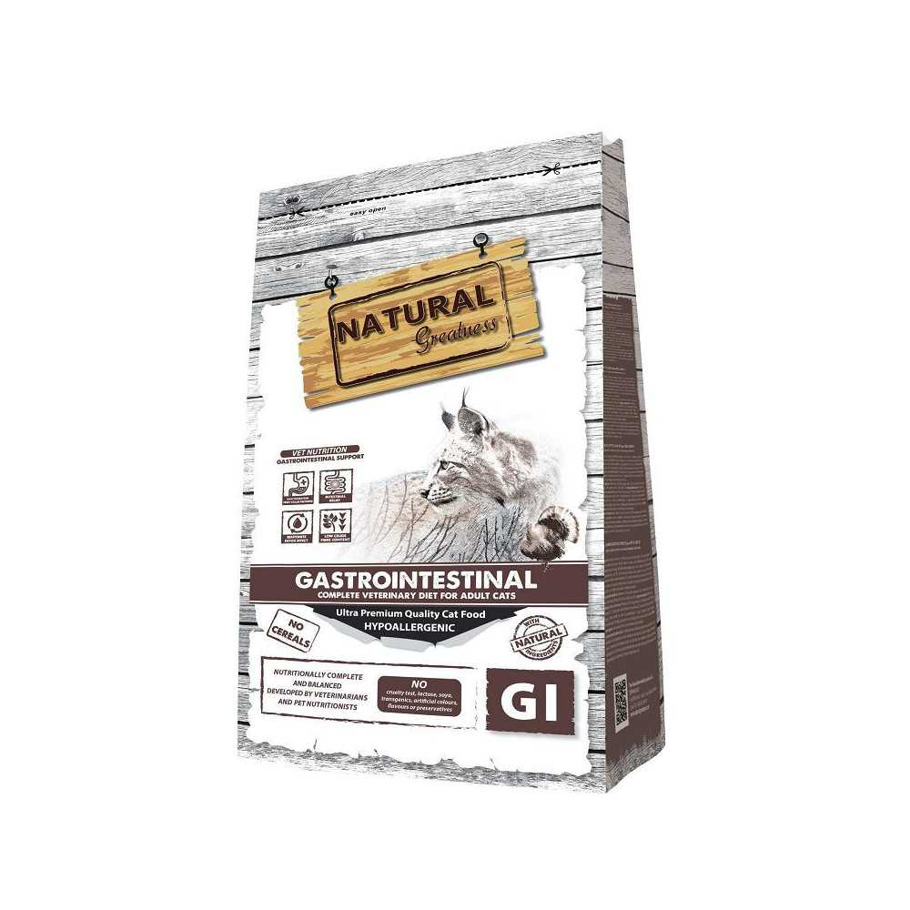 Natural Greatness VET Gastrointestinal Pienso Natural Gatos Pienso seco Patitas&co Natural Greatness VET Gastrointestinal Pienso Natural Gatos Pienso seco Patitas&co