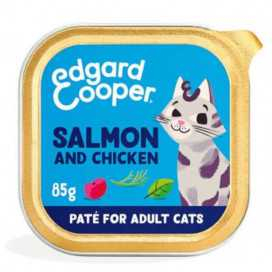 Edgard and Cooper Adult salmon y pollo Tarrina 85g Gatos Comida húmeda para gatos Patitas&co
